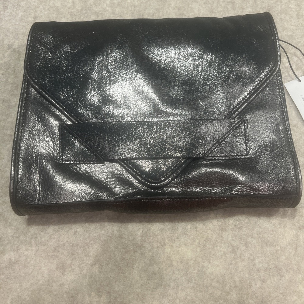 Botkier Calie Crossbody Clutch Medium Bag Gun Metal NWT Stunning Modern - Picture 4 of 16